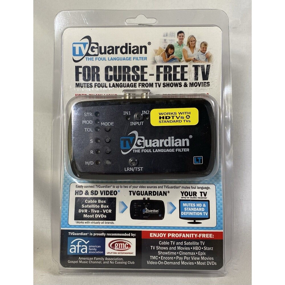 TVGuardian Mute Profanity Foul Language Filter TV Guardian Model LT Brand New